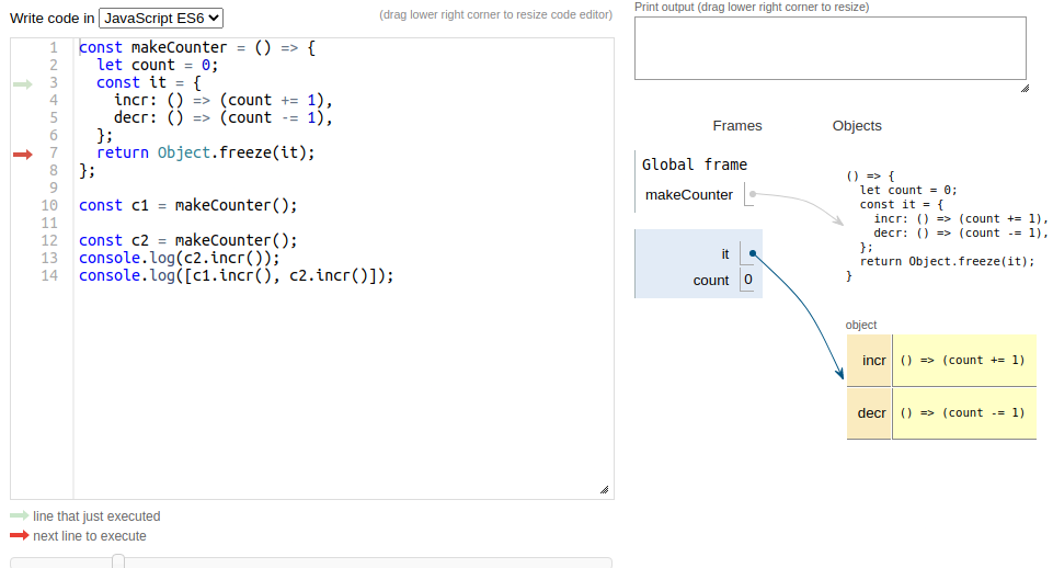 makeCounter code animation